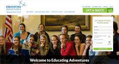 Desktop Screenshot of easchooltours.com